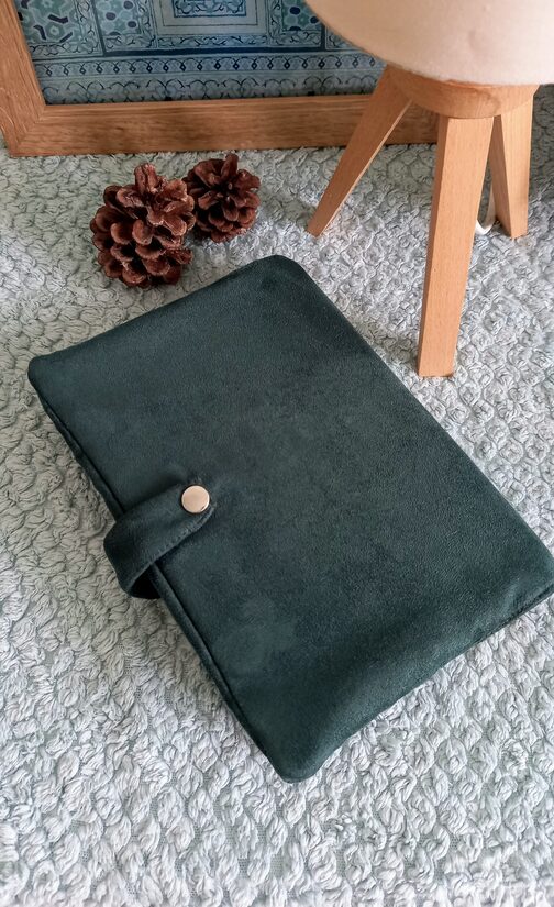 Protège coran suédine format 20x14